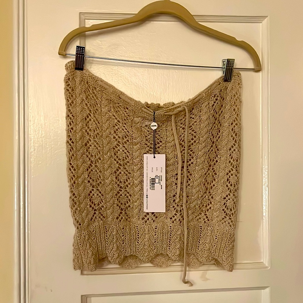 Beach cover up skirt